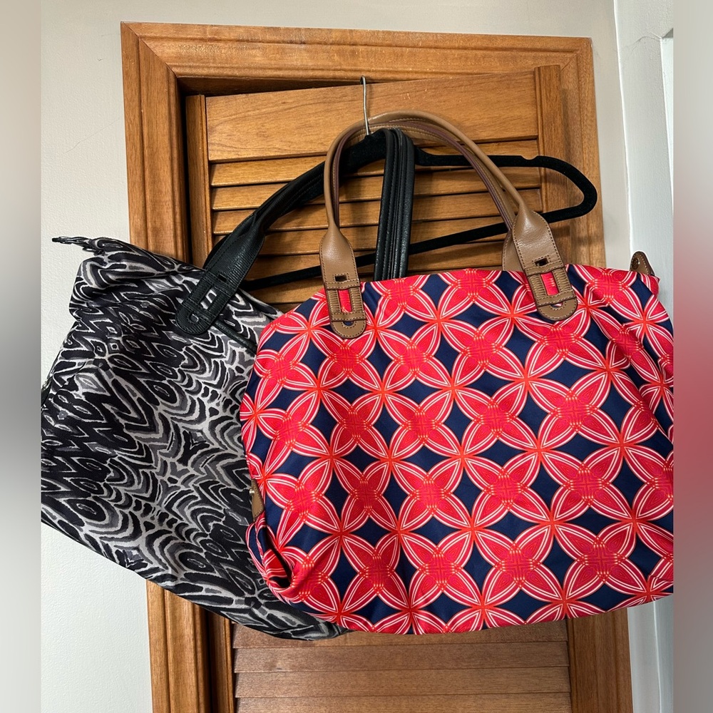 TWO like new condition Stella & Dot totes
